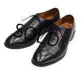 【USA製】【ビンテージ】【アレンエドモンズ】【Allen Edmonds】【黒】【ホールカット】【10 1/2 E】【28.5cm程度】 