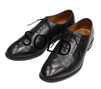 【USA製】【ビンテージ】【アレンエドモンズ】【Allen Edmonds】【黒】【ホールカット】【10 1/2 E】【28.5cm程度】 