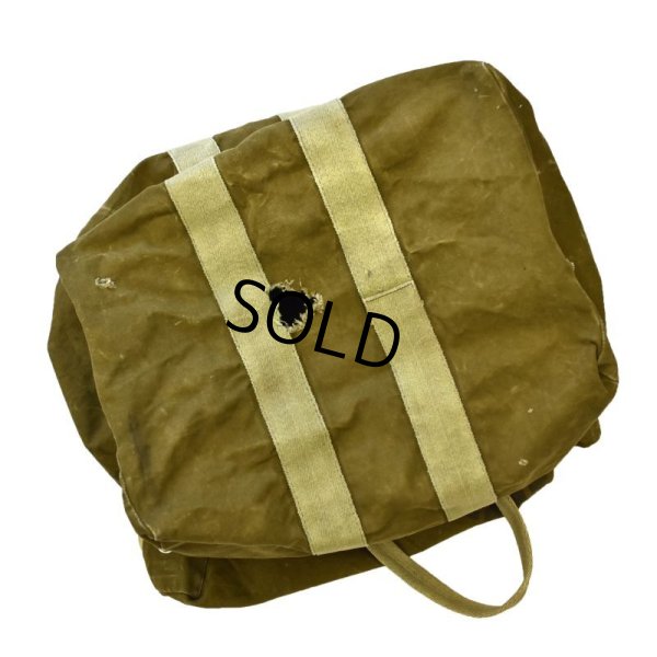 画像8: 〜40's【WW2】【ビンテージ】【米軍実物】【U.S.NAVY】ステンシル入り【パラシュートバッグ】【キットバッグ】