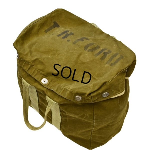 画像3: 〜40's【WW2】【ビンテージ】【米軍実物】【U.S.NAVY】ステンシル入り【パラシュートバッグ】【キットバッグ】