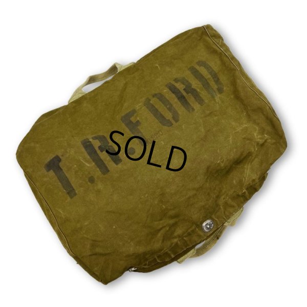 画像6: 〜40's【WW2】【ビンテージ】【米軍実物】【U.S.NAVY】ステンシル入り【パラシュートバッグ】【キットバッグ】