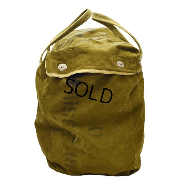 画像7: 〜40's【WW2】【ビンテージ】【米軍実物】【U.S.NAVY】ステンシル入り【パラシュートバッグ】【キットバッグ】