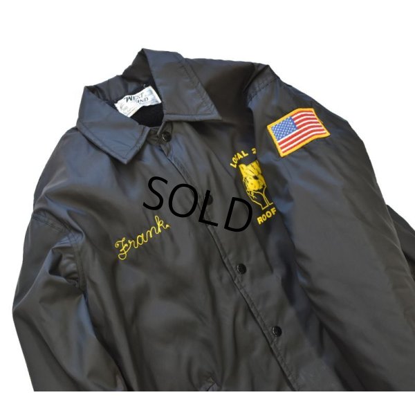 画像4: 80’s【ビンテージ】USA製【WESTWIND】【黒】【裏ボア付き】【コーチジャケット】【サイズM】