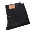 画像1: 【ビンテージ】【USA製】【LEVI'S】【リーバイス】５０５【505】黒【ブラックデニム】【38X30】<br> (1)