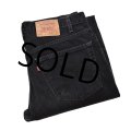 【ビンテージ】【USA製】【LEVI'S】【リーバイス】５０５【505】黒【ブラックデニム】【38X30】 
