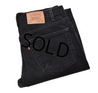 【ビンテージ】【USA製】【LEVI'S】【リーバイス】５０５【505】黒【ブラックデニム】【38X30】 