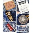 画像2: 【ビンテージ】【USA製】【LEVI'S】【リーバイス】【505】ケミカルウォッシュ【デニムパンツ】【36x32】<br> (2)