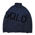 【J-crew】【Ｊクルー】【紺】ハイネック【モックネック】【ウールセーター】【サイズＳ】 
