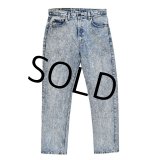 【ビンテージ】【USA製】【LEVI'S】【リーバイス】【505】ケミカルウォッシュ【デニムパンツ】【36x32】 