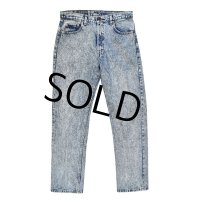 【ビンテージ】【USA製】【LEVI'S】【リーバイス】【505】ケミカルウォッシュ【デニムパンツ】【36x32】 