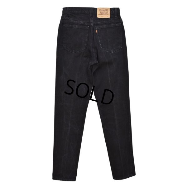 画像4: 【USA製】【ビンテージ】【LEVI'S】【リーバイス】【９２１】921【デニムパンツ】黒デニム【スリムフィット】【レディース古着】【W30程度】 