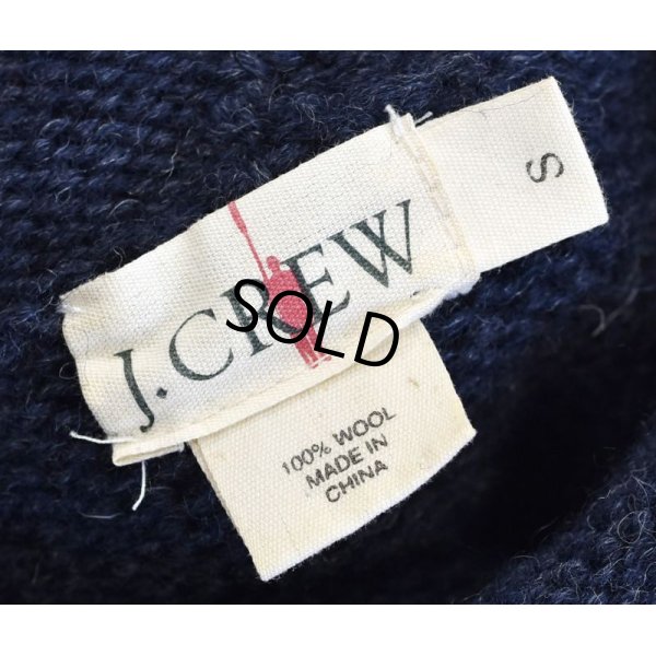 画像2: 【J-crew】【Ｊクルー】【紺】ハイネック【モックネック】【ウールセーター】【サイズＳ】 