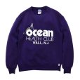 画像1: 90's【ビンテージ】USA製【ラッセル】【紫】OCEAN HEALTH CLUB【前Ｖスウェット】【サイズM】<br> (1)