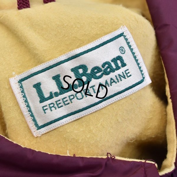 画像2: 大きめサイズ!!【ビンテージ】L.L.Bean 【ＬＬビーン】【エンジ】マルーン【コーチジャケット】 【ナイロンジャケット】【サイズＸXＬ程度】 