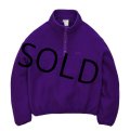 90's 【ビンテージ】【ＬＬビーン】【L.L.bean】【紫】【フリース】【スナップＴ】 