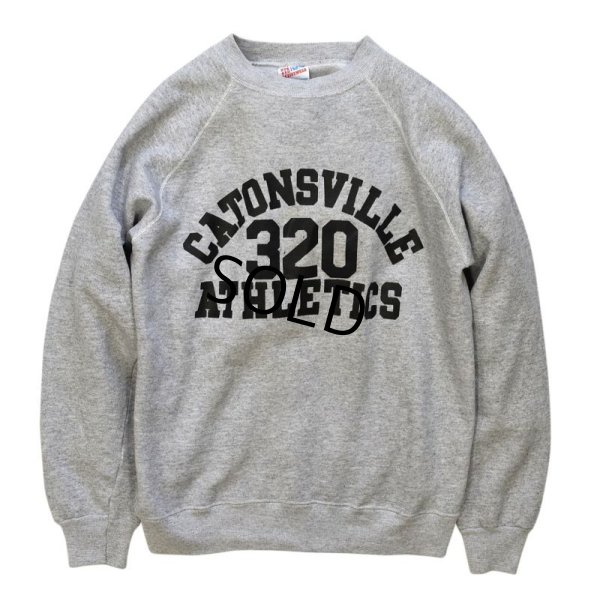 画像4: 90's【ビンテージ】【USA製】【ヘインズ】CATONSVILLE ATHLETICS【スウェット】【サイズＬ】 