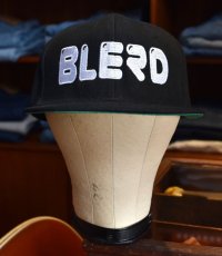 【ビンテージ】【BLERD】【黒】【ベースボールキャップ】 