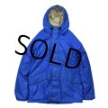 【USA製】【ビンテージ】L.L.Bean 【ＬＬビーン】【青】【ゴアテックス】 【STOWAWAY RAINWEAR】【ストアウェイ レインウエア】【マウンテンパーカー】【サイズＬ－Ｔ】 