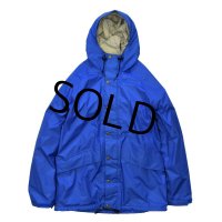 【USA製】【ビンテージ】L.L.Bean 【ＬＬビーン】【青】【ゴアテックス】 【STOWAWAY RAINWEAR】【ストアウェイ レインウエア】【マウンテンパーカー】【サイズＬ－Ｔ】 