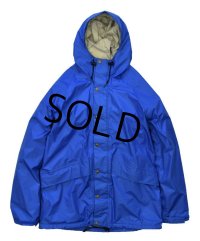 【USA製】【ビンテージ】L.L.Bean 【ＬＬビーン】【青】【ゴアテックス】 【STOWAWAY RAINWEAR】【ストアウェイ レインウエア】【マウンテンパーカー】【サイズＬ－Ｔ】 