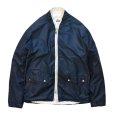 画像4: 【ビンテージ】【ウールリッチ】【Woolrich】【紺】【裏タオル地】【ナイロンジャケット】【ブルゾン】【サイズＭ】<br> (4)