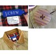 画像2: 【Ｊクルー】【J-crew】【ライトブラウン】【襟コーデュロイ】【赤チェック裏地】【中綿入り】【コットンジャケット 】【サイズＬ】<br> (2)