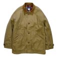 画像4: 【Ｊクルー】【J-crew】【ライトブラウン】【襟コーデュロイ】【赤チェック裏地】【中綿入り】【コットンジャケット 】【サイズＬ】<br> (4)