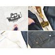 画像2: 【ビンテージ】【ウールリッチ】【Woolrich】【紺】【裏タオル地】【ナイロンジャケット】【ブルゾン】【サイズＭ】<br> (2)