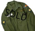【50's〜】【米軍実物】U.S.ARMY【ビンテージ】【OG107】【ユーティリティシャツ】【LEIBY】【サイズM】 
