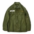 画像3: 【50's〜】【米軍実物】U.S.ARMY【ビンテージ】【OG107】【ユーティリティシャツ】【LEIBY】【サイズM】<br> (3)