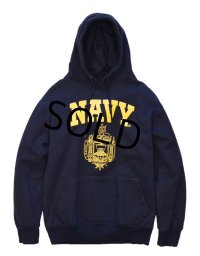 【ビンテージ】【U.S.N.A.】【NAVY】【紺】【スウェットパーカー】【サイズＳ】 