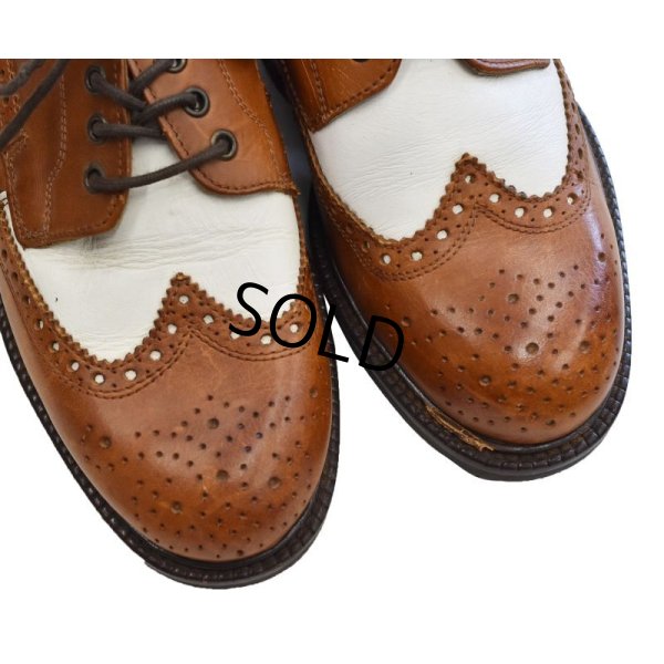 画像5: 【イタリー製】【Kenneth Cole】【ブラウン×ホワイト】【2トーン】ウィングチップ【レザーシューズ】【サイズ10 1/2】【28.5cm程度】