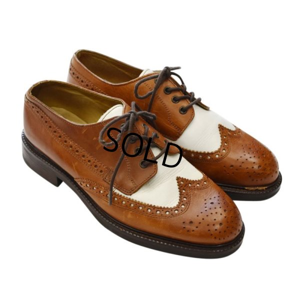 画像3: 【イタリー製】【Kenneth Cole】【ブラウン×ホワイト】【2トーン】ウィングチップ【レザーシューズ】【サイズ10 1/2】【28.5cm程度】