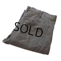 【ビンテージ】【LEVI'S】【リーバイス】【グレー】【519】【コーデュロイパンツ】タロン42【34×31】 