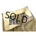【USA製】【ビンテージ】【Kreeger＆Sons】【チェック裏地付き】【チノパンツ】【チノパン】【W34】 