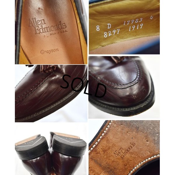 画像2: 【USA製】【アレンエドモンズ】【Allen Edmonds】【Grayson】ブラウン【タッセルローファー】【８Ｄ】【26cm程度】 