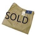 未使用【ラルフローレン】【Ralph Lauren】【ベージュ】【２タックコットンパンツ】【W33】 