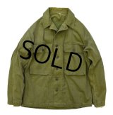 40's【ビンテージ】【米軍実物】U.S.ARMY【M-43】【HBT】【ジャケット】ユーティリティシャツ【３８Ｒ】 