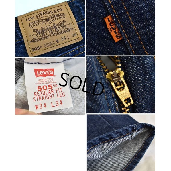 画像2: 【ビンテージ】【USA製】【LEVI'S】【リーバイス】５０５【505】【デニムパンツ】【34X34】 