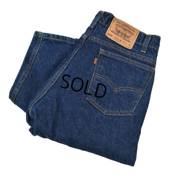 画像1: 【ビンテージ】【USA製】【LEVI'S】【リーバイス】５０５【505】【デニムパンツ】【34X34】 