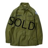 【60's】【米軍実物】【ビンテージ】【U.S.ARMY】【OG107】【ユーティリティシャツ】【サイズ 15 1/2-33】 