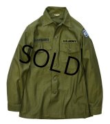 【60's】【米軍実物】【ビンテージ】【U.S.ARMY】【OG107】【ユーティリティシャツ】【サイズ 15 1/2-33】 