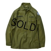 【60's】【米軍実物】【ビンテージ】【U.S.ARMY】【OG107】【ユーティリティシャツ】【サイズ 15 1/2-33】 