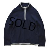 ＬＬビーン【L.L.bean】【紺×グレー】【ハーフジップ】【コットンカットソー】【スウェット】【サイズＸＬ】 