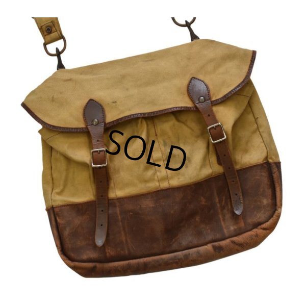 画像7: 40's【ビンテージ】【ハンティングバッグ】【ショルダーバッグ】【フィッシングバッグ】