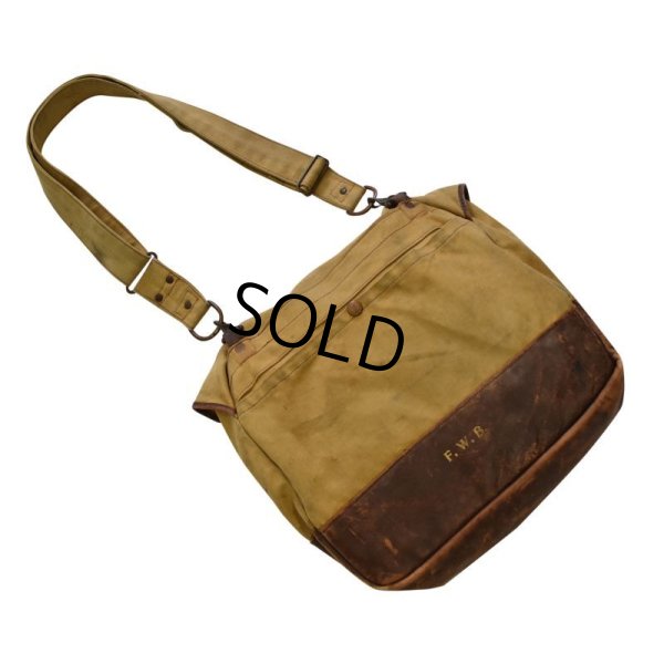画像4: 40's【ビンテージ】【ハンティングバッグ】【ショルダーバッグ】【フィッシングバッグ】
