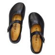 画像1: ビルケンシュトック【Footprints】フットプリンツ　size38　【２５センチ】黒　レザーシューズ レディース古着<br> (1)