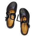 ビルケンシュトック【Footprints】フットプリンツ　size38　【２５センチ】黒　レザーシューズ レディース古着 