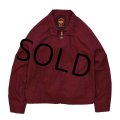 【70’s〜】【USA製】【ビンテージ】【CAMPUS】【キャンパス】【エンジ】【ブルゾン】【スイングトップ】【オールウェザージャケット】【サイズＸＬ】 