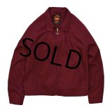 【70’s〜】【USA製】【ビンテージ】【CAMPUS】【キャンパス】【エンジ】【ブルゾン】【スイングトップ】【オールウェザージャケット】【サイズＸＬ】 